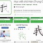 Cách Viết Chữ Hán Ngữ Trong Tiếng Trung