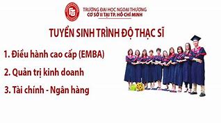 Tuyển Sinh Thạc Sĩ Đại Học Ngoại Thương Tphcm